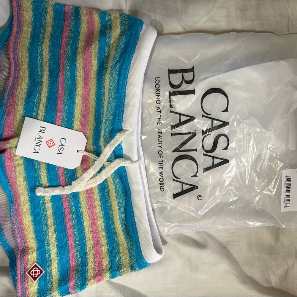 Casablanca Striped Shorts